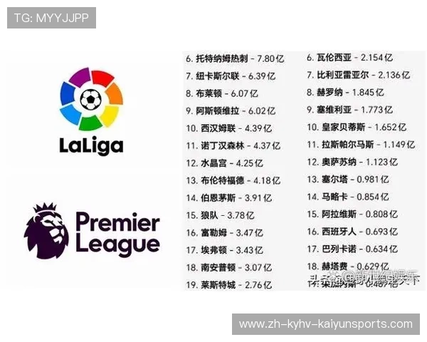 英超联赛各球队身价的比较与分析
